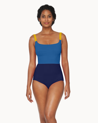 Badeanzug Line 3-farbig blocks